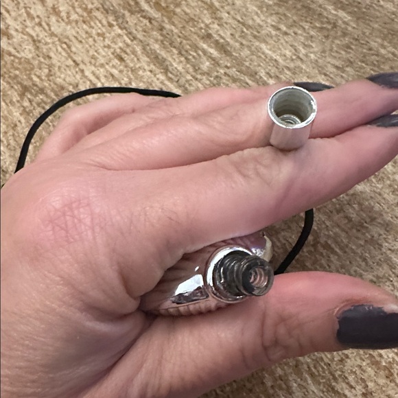 Vintage Perfume Pendant On Cord - Picture 6 of 8